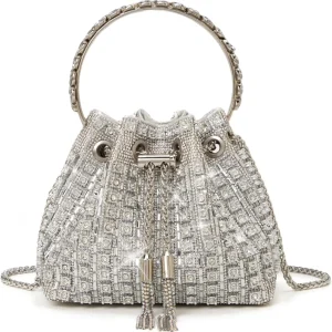 Sweetovo Sparkly Rhinestone Clutch Purse