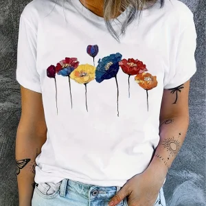 Watercolor Floral Women's Tee