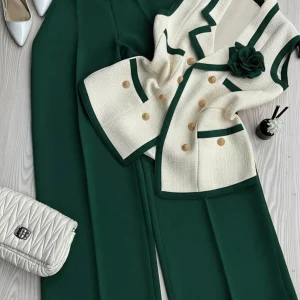Women's Sleeveless Vest Two‑Piece Set